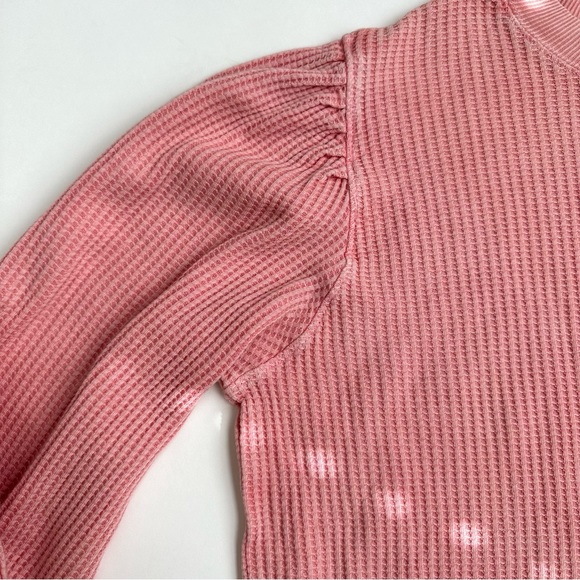 Free People One Tasha Thermal in Pastel Pink L - Picture 5 of 10